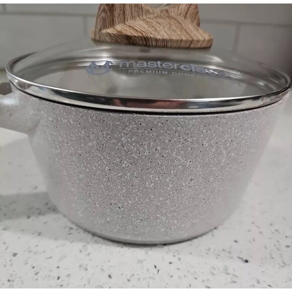 Masterclass Saucepan 6.5 inch 1.5 QT With Lid Premium Kitchen Cookware - Picture 3 of 7